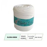Elora Krem Penye Kumas Orgu Ipi