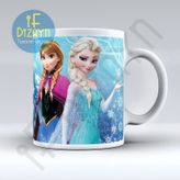 Elsa Ve Anna Baskılı Seramik Kupa Bardak