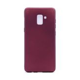 Elsah Samsung Galaxy A8 Plus 2018 Softshield Telefon Kılıfı - Mürdüm