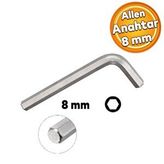 Eltos Allen Alyan Anahtar 8 Mm Altıgen Vida Somun Sıkma Sökme Eca008