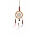 Elyapımı Dantel Dreamcatcher Duvar Süsü, 8 cm Çap