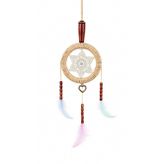 Elyapımı Dantel Örümcek Ağlı Dreamcatcher Duvar Süsü 8 cm