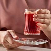Elysıa Çay Bardağı 170 cc 6 Pencerelı Hediyelik Kutu