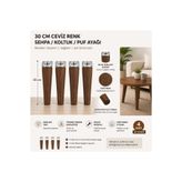 ema 30cm cevız sehpa ayagı