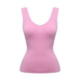Emay Pembe Seamless Toparlayıcı Atlet 5012
