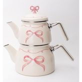 Emaylab Rebel Bow Enamel Teapot Set