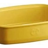 Emile Henry 909649 Dikdörtgen 22x14 CM Mat Sarı Fırın Kabı