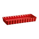 Emile Henry Burgundy Dikdörtgen 15x36x5 cm Kırmızı Fırın Kabı