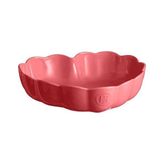 Emile Henry Madeleine 6.5x24.5x26.5 cm Pembe Kalp Fırın Kabı