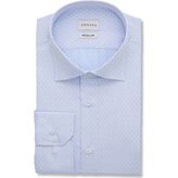 Emnana Mavi Desenli Regular Fit Gömlek - 44