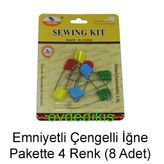 Emniyetli Çengelli İğne (8 Adet)