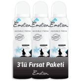 Emotion Invisible Fresh 3x150 ML Kadın Deodorant