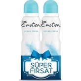 Emotion Ocean Fresh 2x150 ml Sprey Deodorant