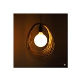 Empressco Bambu, Hasır, Rattan Avize Sarkıt: Unıverse 35cm - Siyah Takım