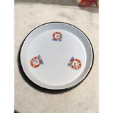 Empressco Emaye Tezgahı 38CM Fırın Tepsisi, Yuvarlak Tepsi, Çay Tepsisi, Emaye Tepsi, Retro Marine - Fiyatı, Yorumları