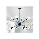 Empressco Mia 8 Li Siyah Modern Kirpi Avize