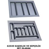 Empressco Pratik Çekmece Içi Düzenleyici, Gri, 62X49 cm ve 57,5X40 cm Seçenekleri