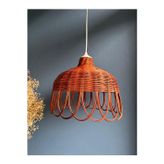 Empressco RATTAN BAMBU HASIR CEVİZ RENGİ AVİZE