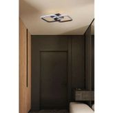 Empressco Selinay Modern Tasarım Kahverengi Renk Salon Mutfak Hol Beyaz Ledli 2 Li Led Avize