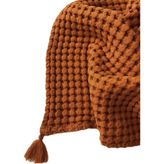 Empressco Waffle Tarçın %100 Organik Pamuk Tek Kişilik Pike 160 x 220 cm - Ahşap - Ceviz