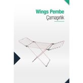 Empressco Wings Kalın Borulu Kanatlı Kurutmalık-pembe