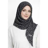 Emprime Koton Eşarp - Siyah / Beyaz-6291