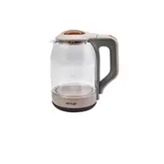 Emsan Florista Krem - Gri Led Işıklı Kettle