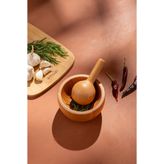 Emsan Rustik Bambu Havan Yuvarlak