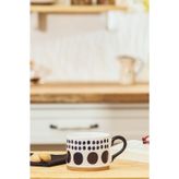 Emsan Simple Dots New Bone 410 ml Kupa