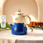 Emsan Solemar Enamel Midi Teapot Set 1,1l & 2,3l