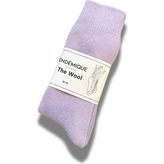 Endemique Studio Endémique Studio The Wool Plain Lavender-Kadın Yün Çorap - Lila