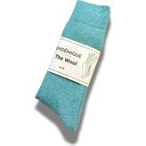 Endemique Studio Endémique Studio The Wool Plain Turquoise-Kadın Yün Çorap - 39 - 40 - Mavi