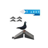Endiket Plastik Tünek Güvercin Bekar Tüneği Plastik Kuş Pigeon Kümes Malzemeleri Ekipman (5 ADET)