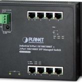 Endüstriyel Duvar Tip Yönetilebilir Switch (Industrial Flat-type Managed Switch)<br>8 x 10/1