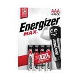 Energizer Max Alk AAA CHP4 Pil