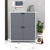 Enfa Store Torre Ayakkabılık - Antrasit - Beyaz