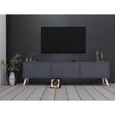 Enfa Store Trejo Tv Ünitesi,Mdf - Antrasit - Gri - 180