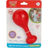 Enfal Marakas Çıngırak Kırmızı - Renkli