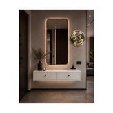 ENG AHŞAP MDF Beyaz 2 Kapaklı Dresuar Modern Mobilya