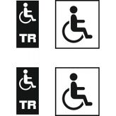 Engelsiz Sticker Plaka Tipi Yapıştırması