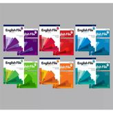 English File 4th Edition Beginner + Elementary + Pre-intermediate + intermediate + Upper-intermediate +Advanced Student's Book With Online Practice + Workbook (Access Code VARDIR) ( 6 lı SET)