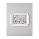 English Home Blooming PP Kaydırmaz Tepsi 39x30 cm Krem