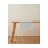 English Home Nour Runner 45x145 cm Silver
