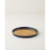 English Home Nova Cam Pasta Tabağı 22 cm Siyah-Gold