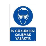 Ennalbur PVC 25x35 3 İkaz Levhası