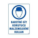 Ennalbur PVC 25x35 315 İkaz Levhası