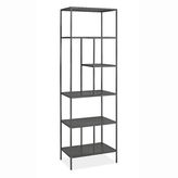 Ephesus Metal Siyah 60X180 Kitaplık