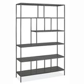Ephesus Tv Ünitesi Metal Siyah 150X180 Kitaplık