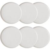 Ephesus Whıte Pasta Tabağı Seti 6lı -20CM - RENKSİZ - Beyaz