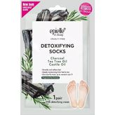 Epielle Detoks Etkili Ayak Maskesi Çorap – Charcoal & Çay Ağacı Yağı – 1 Çift